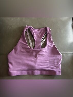 Fabletics Pink Racerback Sports Bra